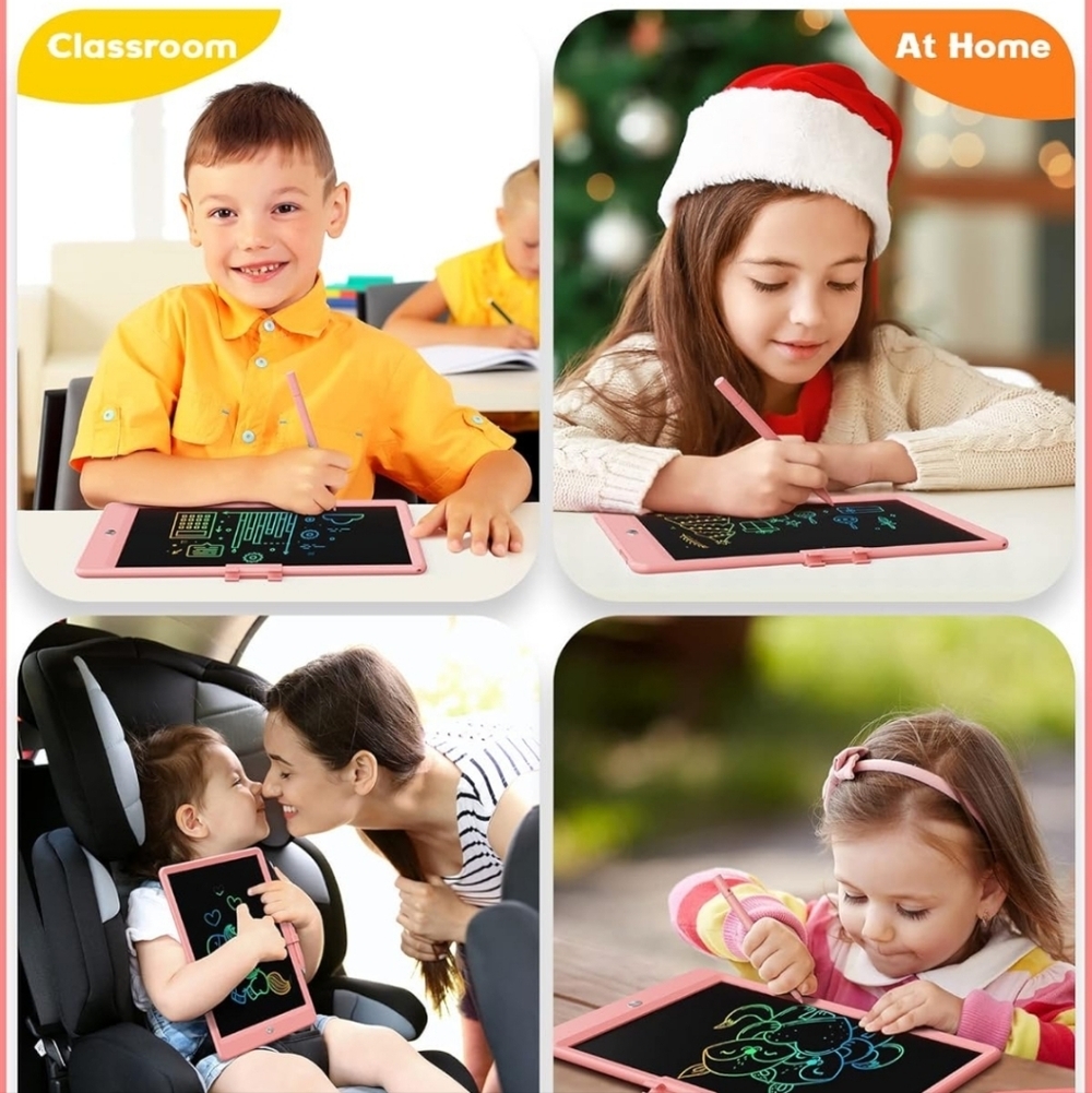 Pink Drawing Tablet for Kids - Picture 5 of 8